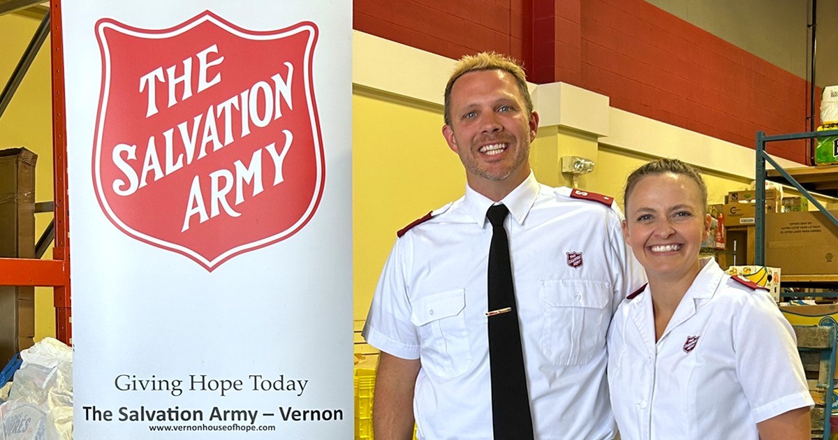 Vernon Army Announces Food Bank Expansion