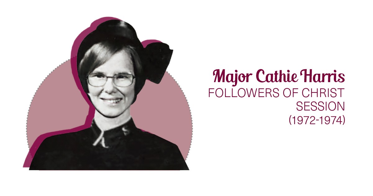 Major Cathie Harris  FOLLOWERS OF CHRIST SESSION (1972-1974)