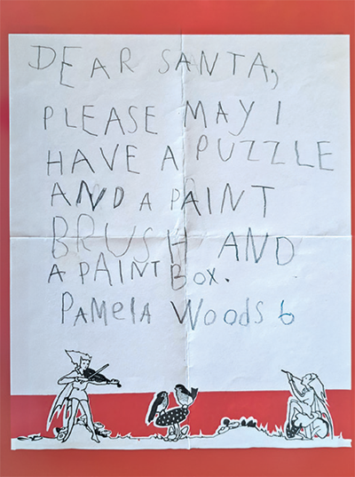 Christmas card made by Major Pam Woods