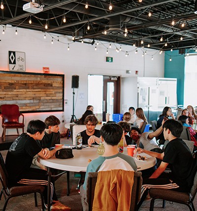 The youth group at Northridge CC