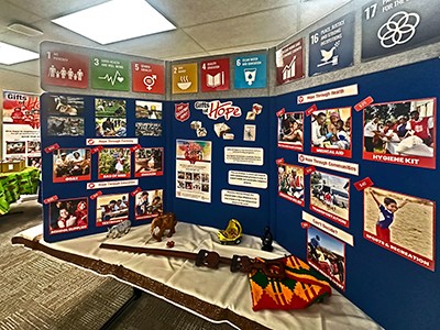 Exhibits celebrate the beauty and diversity of the countries where The Salvation Army serves