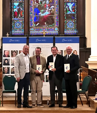 Book launch for “Dear Unity: Overdue Love Letters to Heal a Divided Church,” in Quebec City in July 2025&nbsp; 