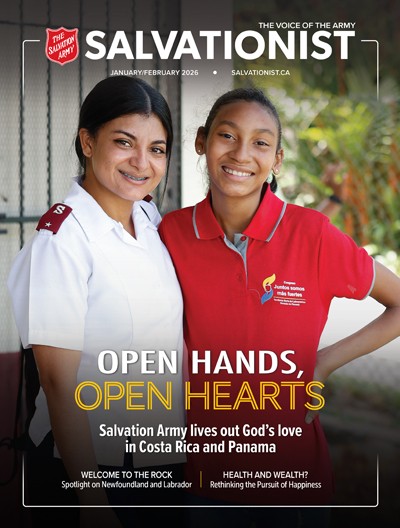 Salvationist Magazine January / February 2026. Open Hands, Open Hearts.
