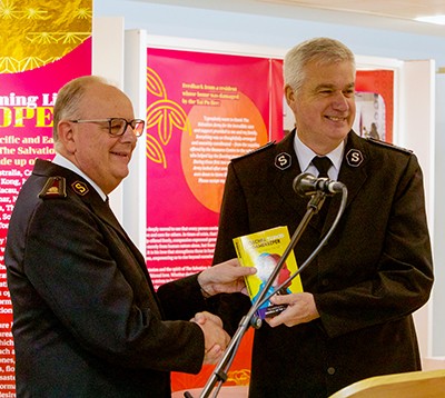 General Cox and Commissioner Edward Hill, Chief of the Staff, at the launch event