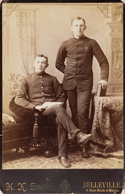 Kenneth Ian and Gordon Graham MacGillivray in Belleville, Ont., circa 1920