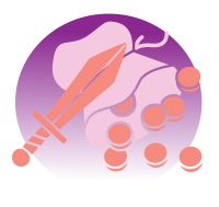 Image of 30 pieces of silver and sword