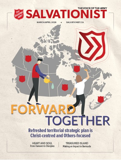 Salvationist Magazine March / April 2026. Forward Together.