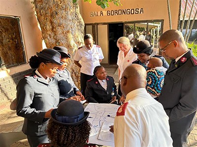 Delegates were divided into teams and challenged with detailed case studies based on real disaster situations