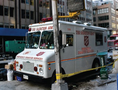 9/11 Salvation Army EDS van