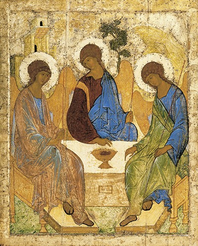 The Trinity, an icon by Russian painter Andrei Rublev&nbsp;