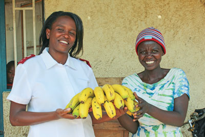 Photo of Cpt Nyiramana and Josephine Mukanyandwi