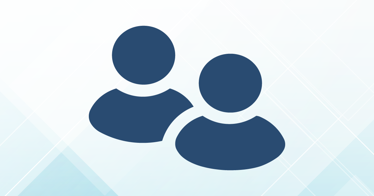 Icon of two people representing About Us