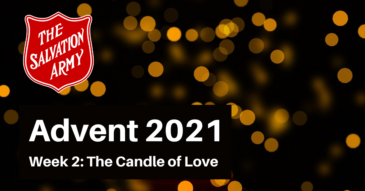 Advent 2021 Week 2: The Candle of Love Online Worship Service graphic 