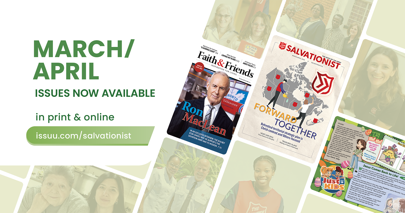 "March April promo issues now available. In print and online."