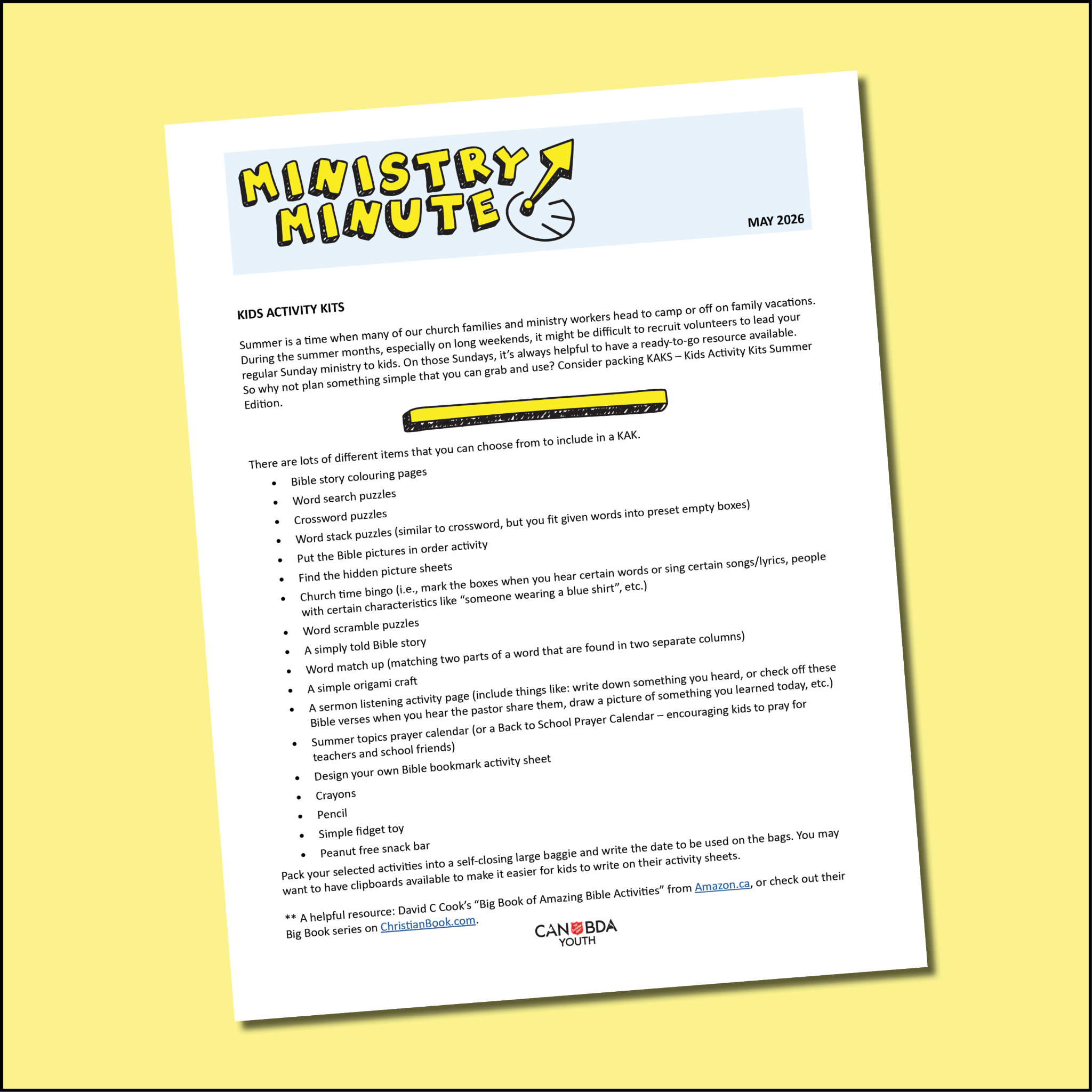 Kids Activity Kits