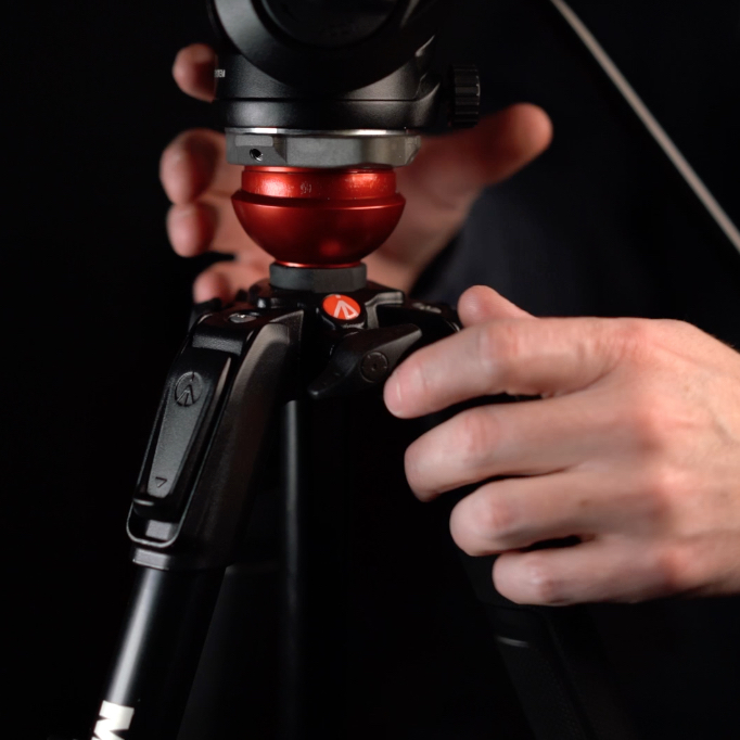 Manfrotto Tripod with Fluid Head