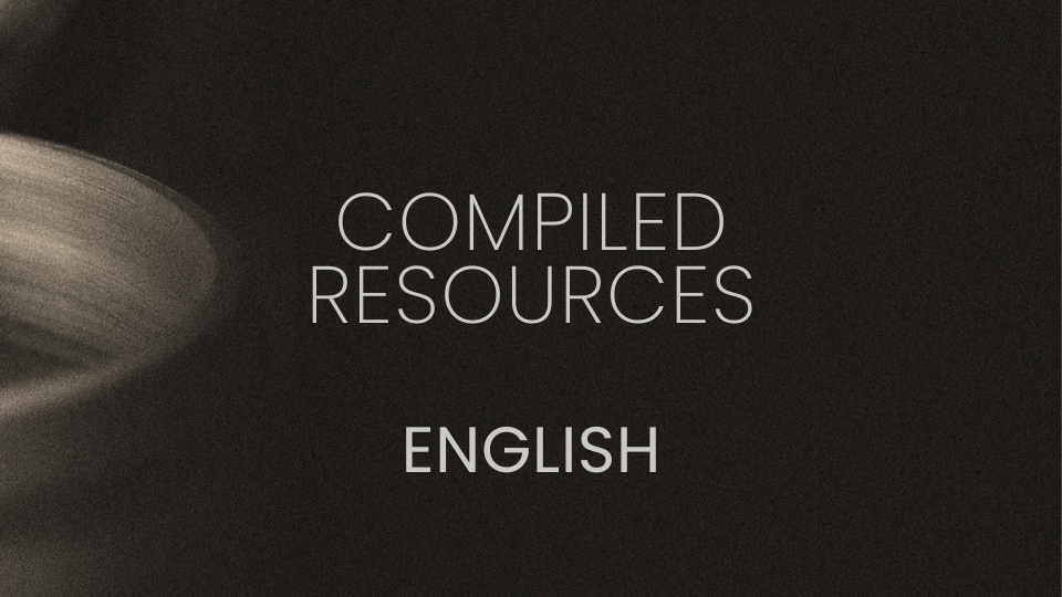 Compiled English Resources