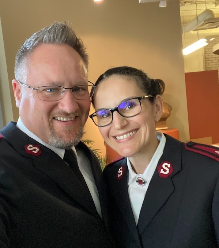 Image of Lieutenants Jeff Robertson and Miya Bradburn