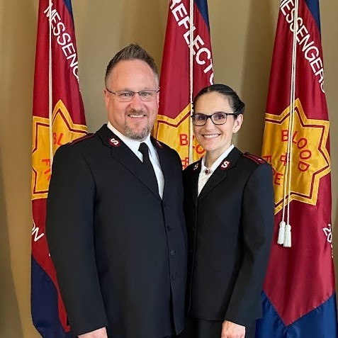 Image of Lieutenants Jeff Robertson and Miya Bradburn