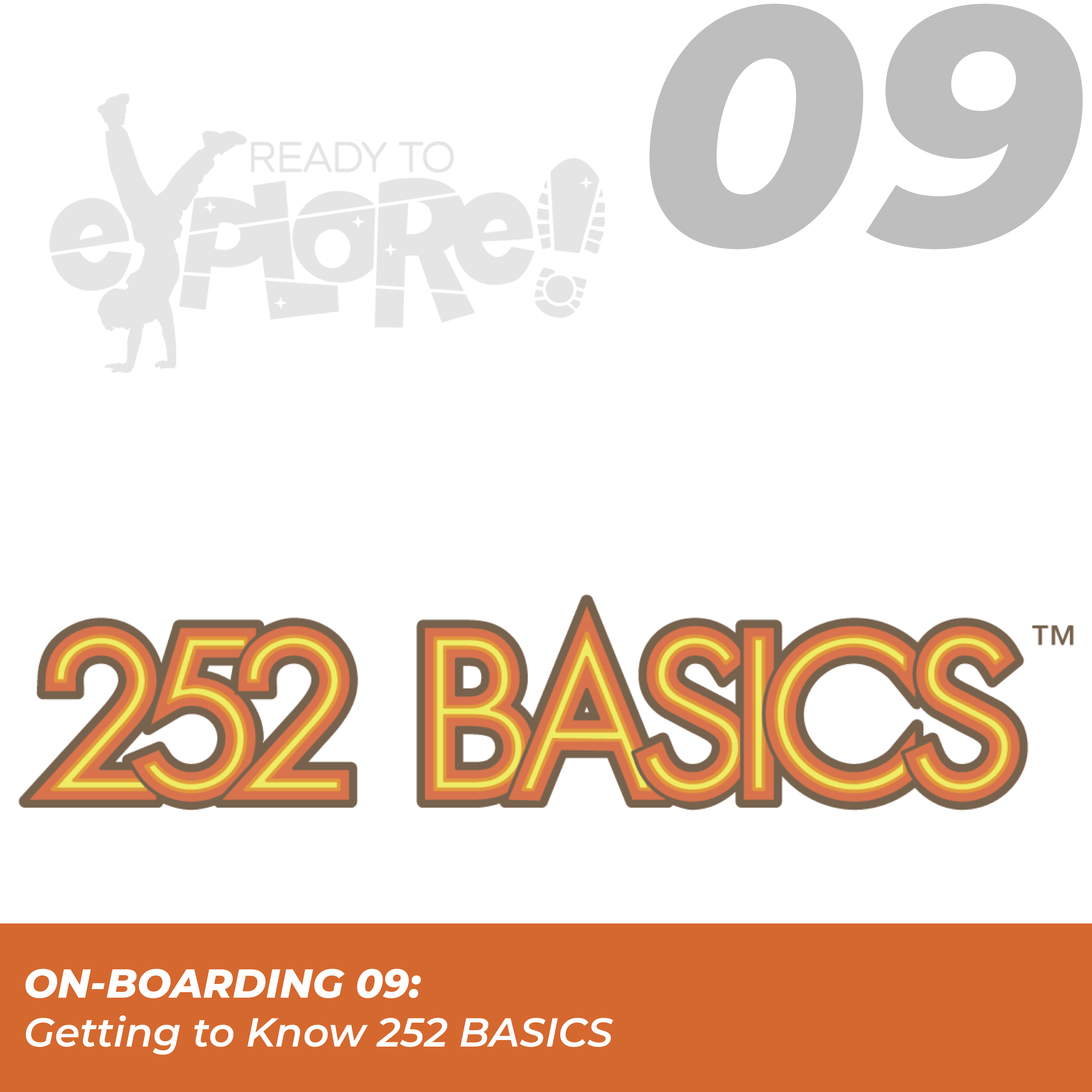 Click here for On-boarding 09: Getting to know 252 Basics