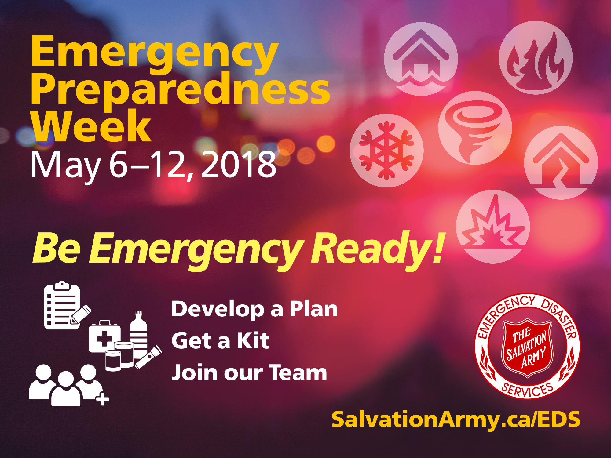 Emergency Preparedness Week Salvation Army Canada