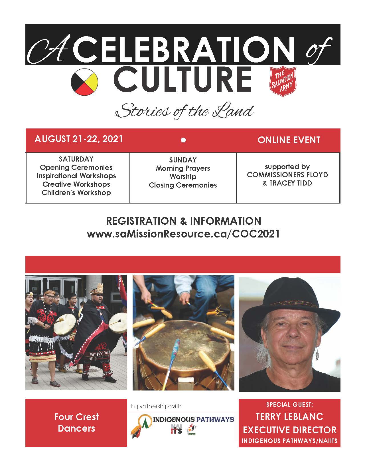 Celebration of Culture 2021 Celebration of Culture 2021 - August 21-22, Virtual event