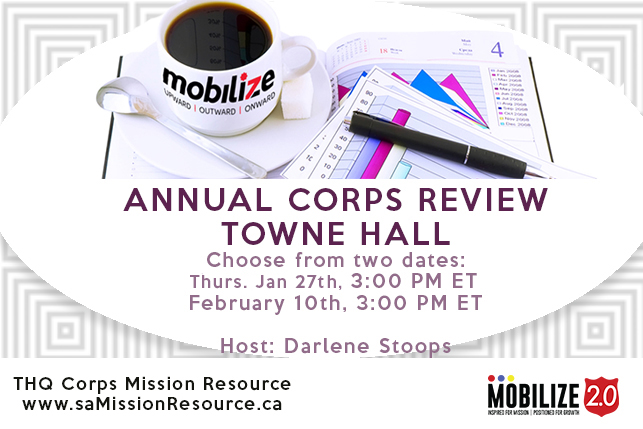 Corps Mission Resource Department