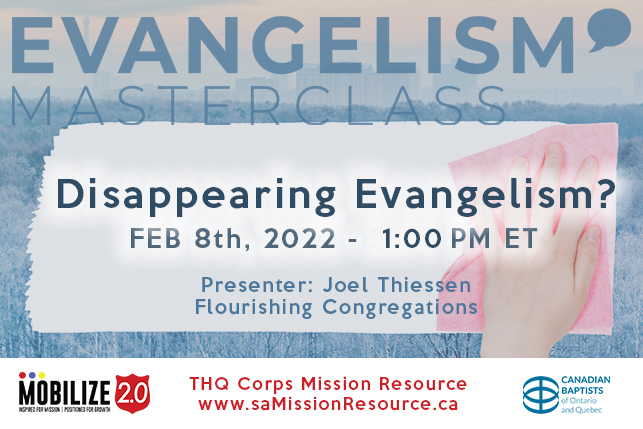 Disappearing Evangelism?