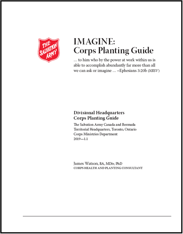 Imagine Corps Planting Guide Imagine: Corps Planting Guide