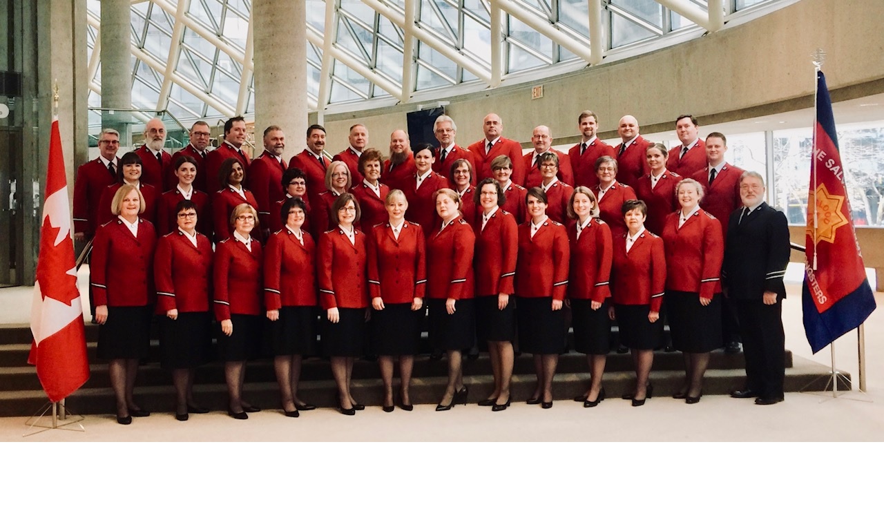 Canadian Staff Songster Roy Thomson Hall Red Jackets, Canadian Staff Songster Group Photo