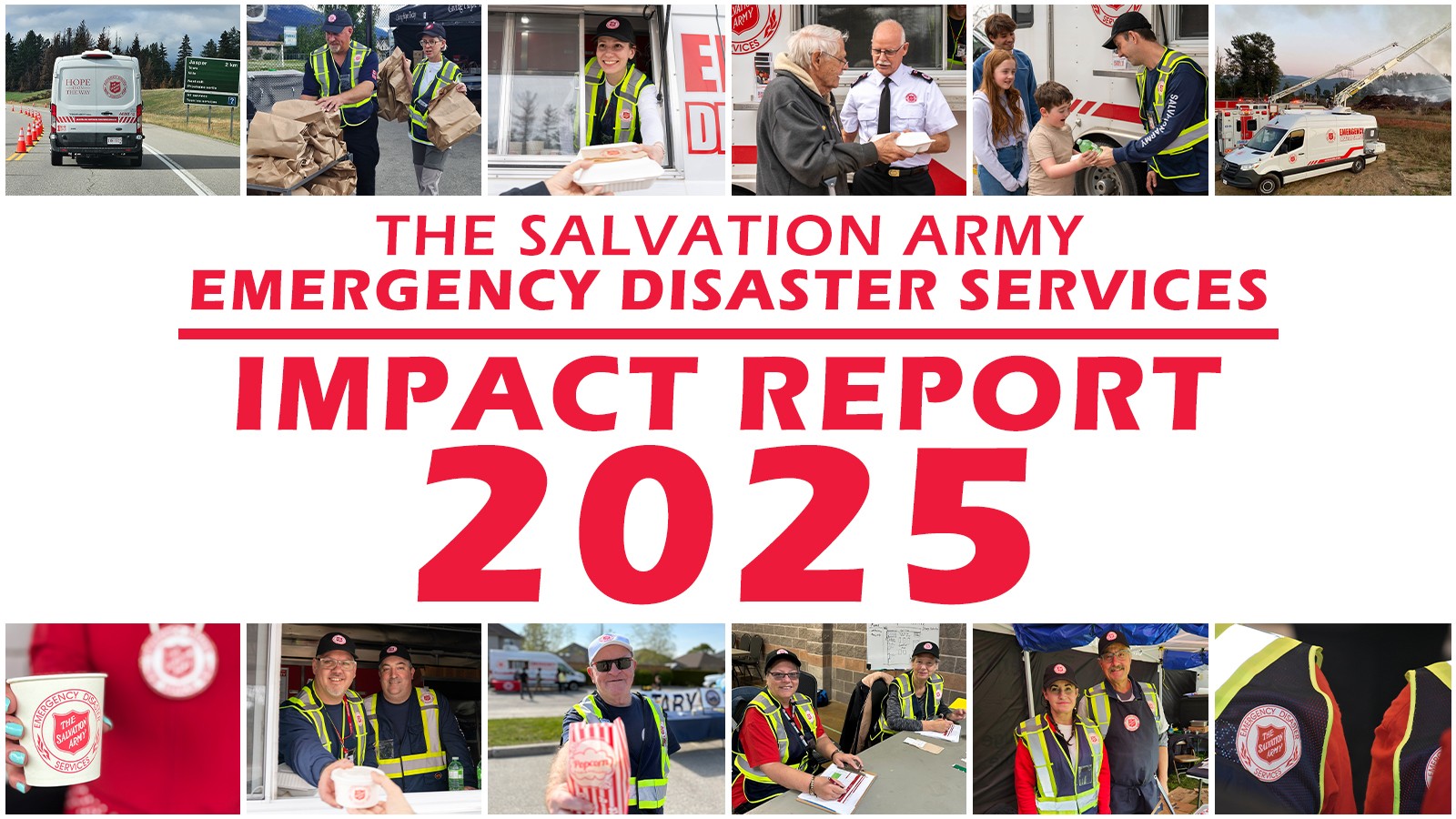 The Salvation Army Emergency Disaster Services Impact Report 2025