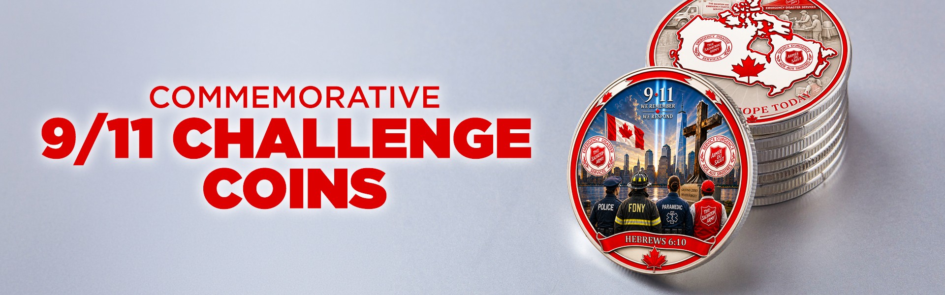 Commemorative 9/11 Challenge Coins