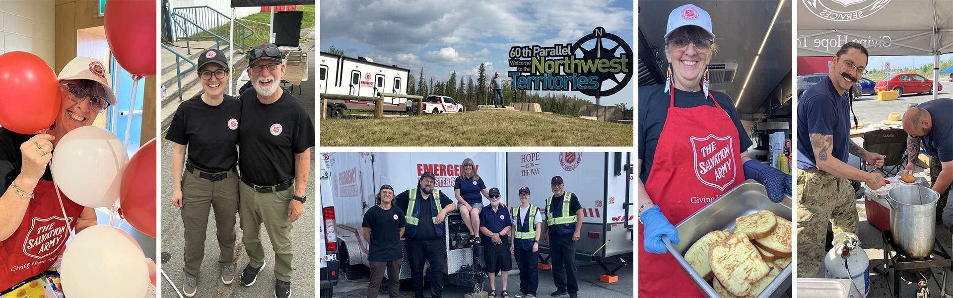 Photos from EDS' support efforts in Yellowknife