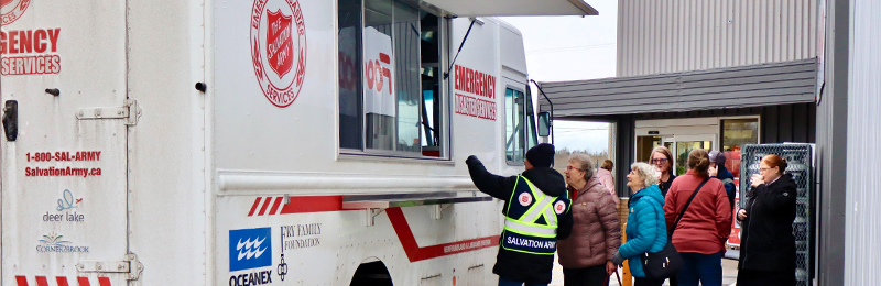 The EDS team in Deer Lake, N.L., spreading holiday cheer