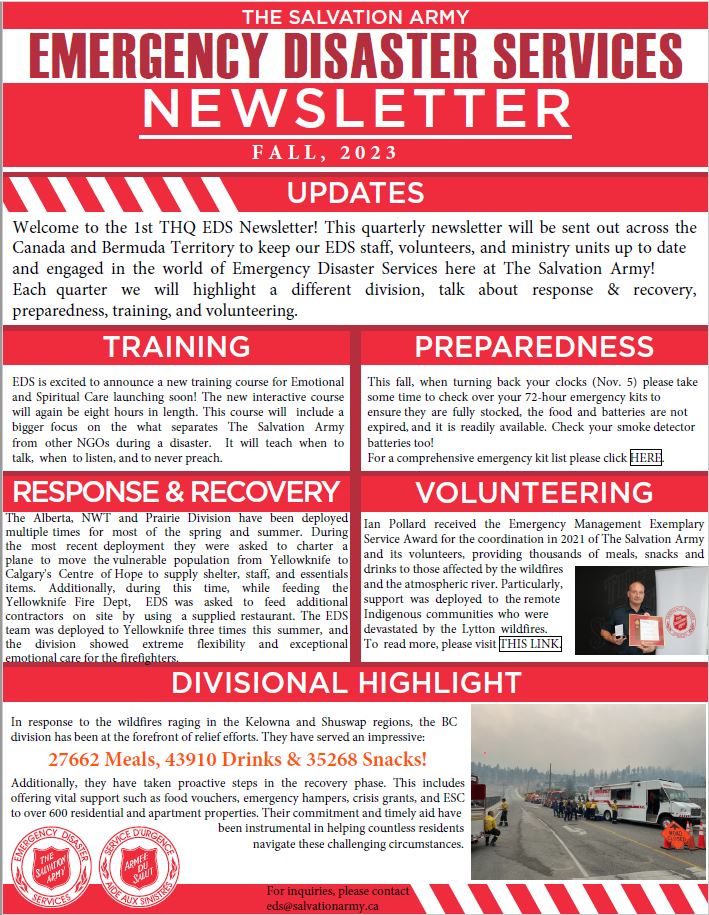 Fall EDS Newsletter