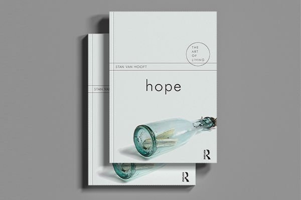 Book Cover: Hope. The art of living. By Stan Van Hooft 