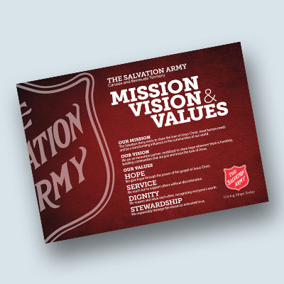 Mission, Vision and Values Posters