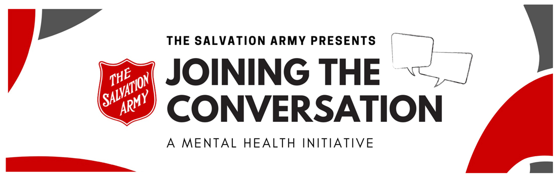 The Salvation Army Presents Joining the Conversation A Mental Health Initiative Web Banner