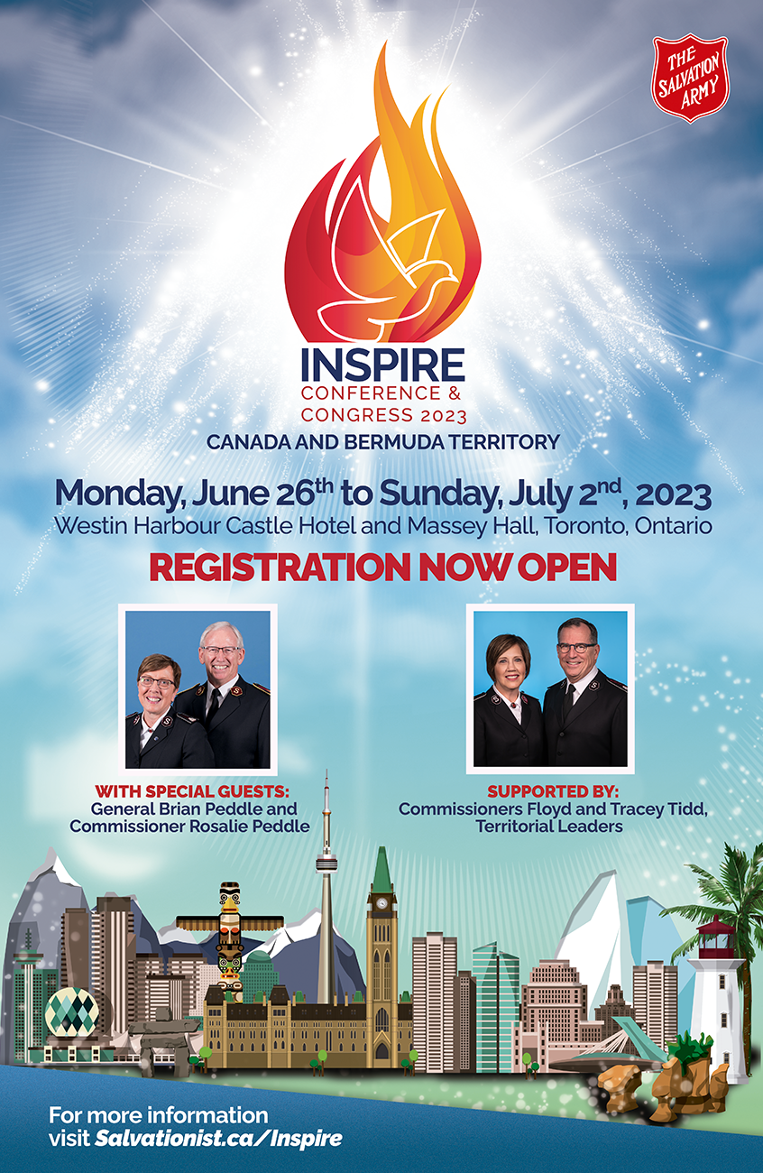 INSPIRE Conference and Congress 2023 Salvation Army Canada