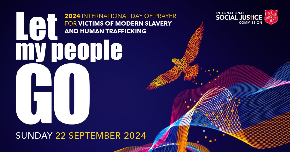 International Day of Prayer for Victims of Modern Slavery and Human Trafficking 2024 event promo