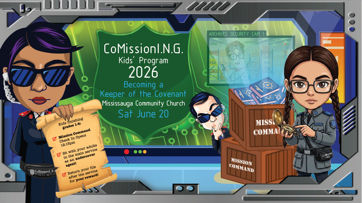 CoMissionING Kids' program event banner