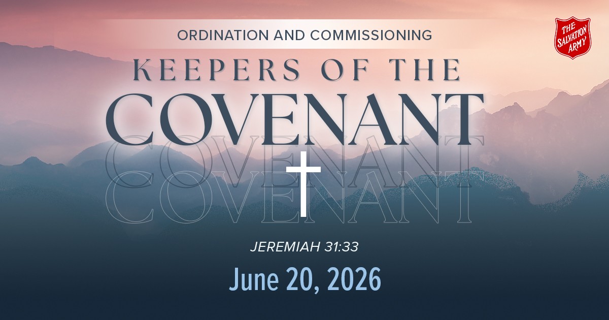 Ordination and Commissioning 2026 event banner.
