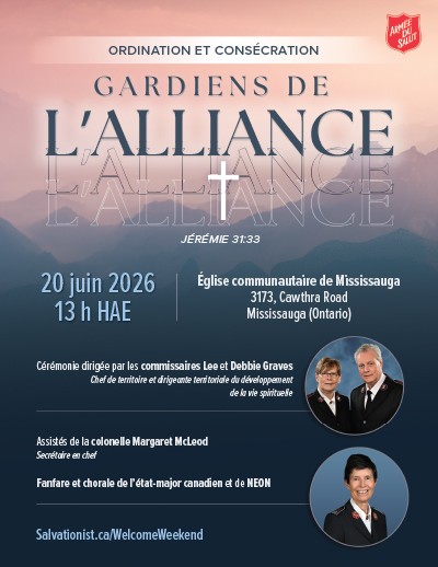 Ordination et consécration 2026 l’affiche