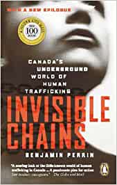 Book cover of Invisible Chains by Benjamin Perrin. 
