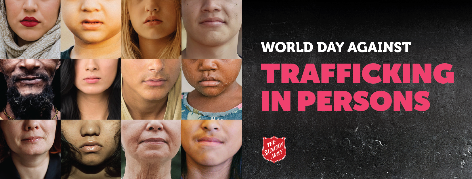 World day against trafficking in persons Image for Facebook banner