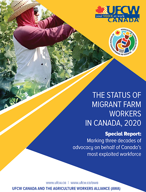 The Status of Migrant Farm Workers in Canada 2020 graphic