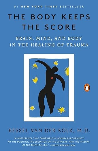 Book cover: The Body Keeps the Score by Bessel van der Kolk M.D.