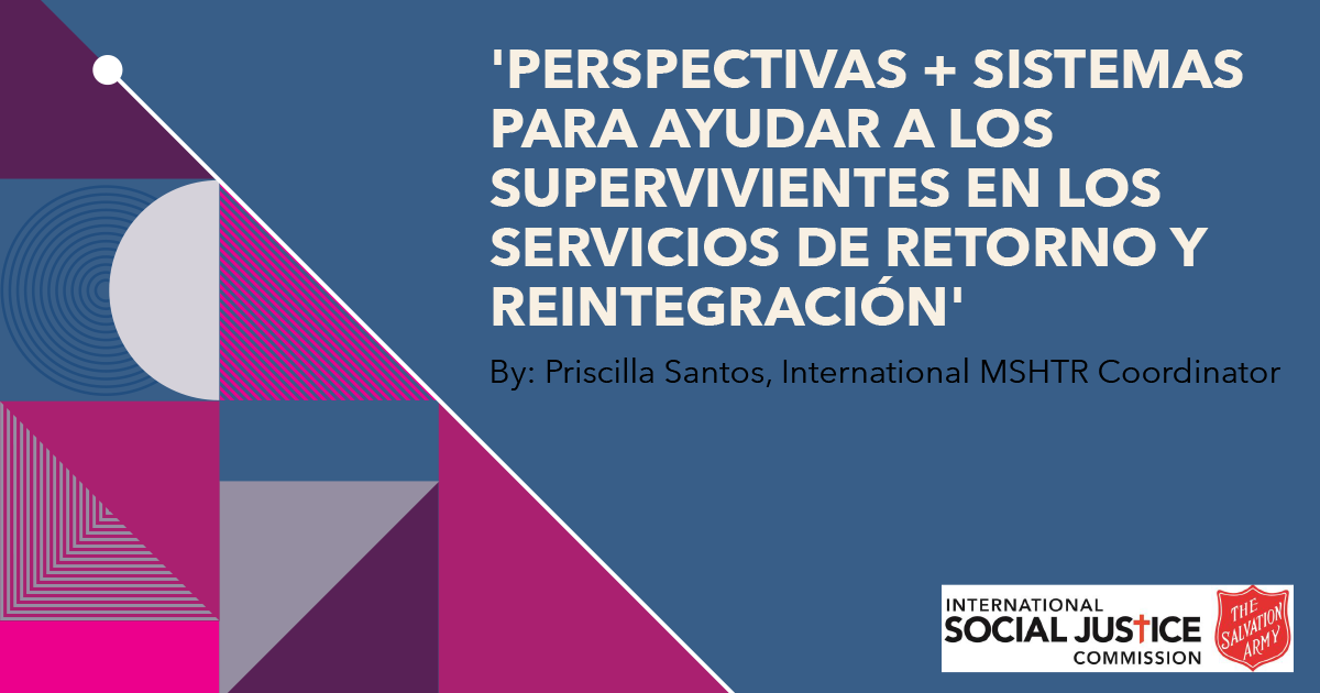 'PERSPECTIVAS + SISTEMAS PARA AYUDAR A LOS SUPERVIVIENTES EN LOS SERVICIOS DE RETORNO Y REINTEGRACIÓN'