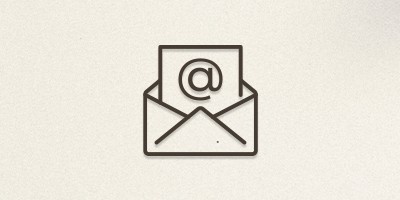 icon of an email being opened