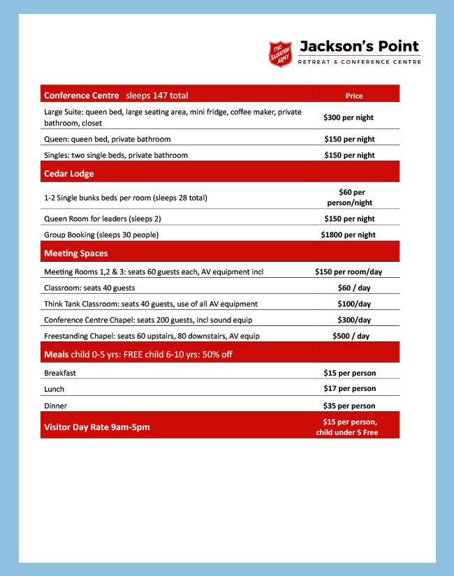 Price Guide PDF